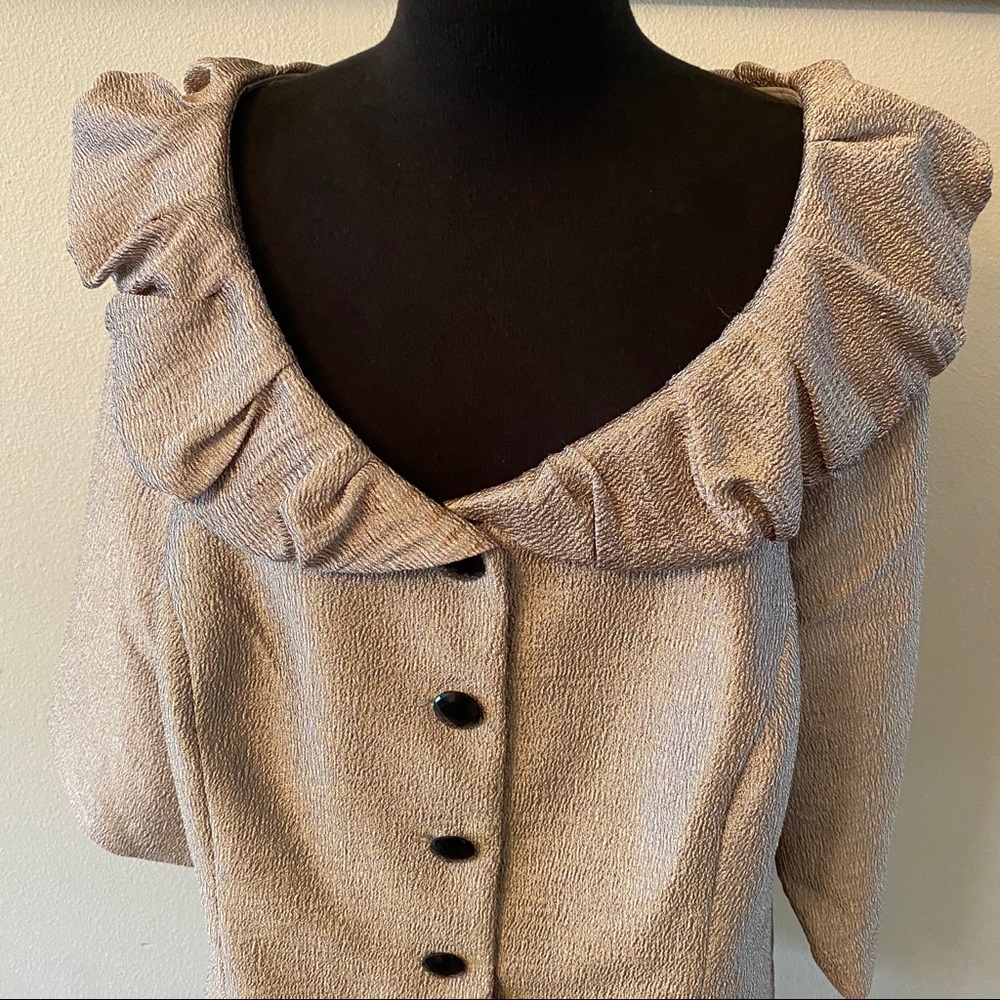 R&M Richards Gold Blazer - Picture 2 of 9